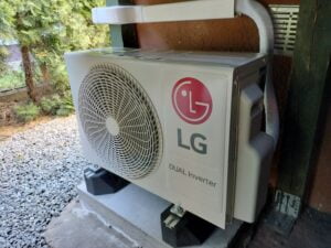 Montaż klimatyzacji LG Standard 2 3,5 kW w domu - agregat