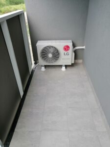 Montaż klimatyzacji LG Standard 2 3,5 kW w mieszkaniu - agregat