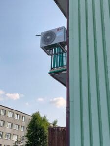 Montaż klimatyzacji LG Standard 2 3,5 kW w mieszkaniu - agregat