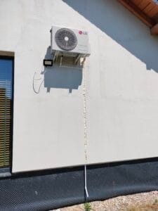 Montaż klimatyzacji LG Standard 2 3,5 kW w domu - agregat