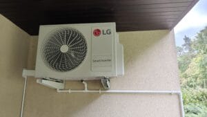 Montaż klimatyzacji LG Standard 2 Multi Split 4,7 kW w domu - agregat