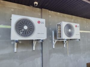 Montaż klimatyzacji LG Standard 2 5,0 kW w domu - agregat